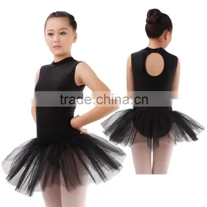 Beijing Plant Wholesale Graceful 3 Layers Girls Black Ballet Performance Tutus thumbnail-2