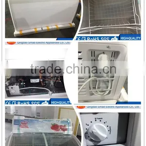 ETL Certified 200L Commercial Sliding Door Deep Freezer With Lock thumbnail-1