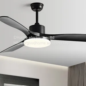 52 Inch Ceiling Fan Light Solid Wood Fan Light LED Non Flashing Ceiling Restaurant Light（Wechat:13510231336） thumbnail-1