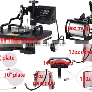 Newly 8 in 1 Multi-function Sublimation Printing Machine, 8 in 1 Combo Heat Press Machine thumbnail-2