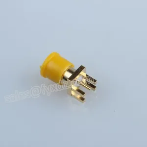 SMA Female PCB Panel Edge Mount Connector Straight Solder RF Coaxial Adapter thumbnail-3