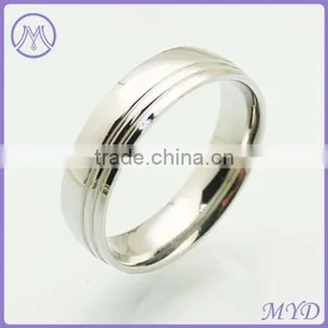 High Quality Polish Custom Plain Stainless Steel Ring thumbnail-1