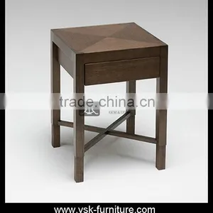 CT-099 Wood Side Table Modern Design thumbnail-1