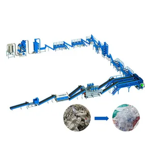 China Factory Price Fully Automatic 300-2000kg/h Plastic Sheet Recycling Equipment thumbnail-2