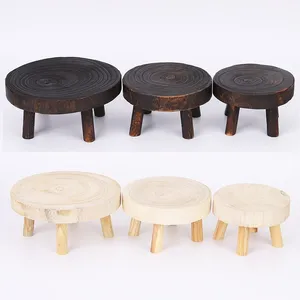 Paulownia Solid Wood Stool thumbnail-4