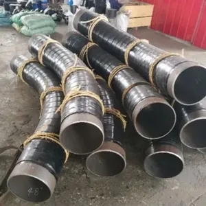 3PE Anti-corrosion Bend/resin Powder Inner and Outer Plastic Coated Pipe Fittings/epoxy Powder Elbow thumbnail-4