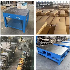 Industrial Steel Workbench Manufacturer Blue Metal Workbench Strong Structure With Silent Drawer Rails for Industrial Engineering Technology Centers thumbnail-4