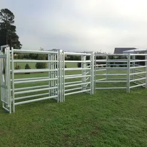 Heavy Duty Galvanized Cattle Panels Farm Fence Cow Yard Sheep Portable Livestock Fence Panels thumbnail-1