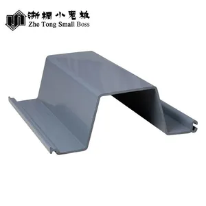 Zhe Tong Small Boss Plastic Sheet Pile U Type Seawall Retaining Wall Vinyl Sheet Piling for Water Control Solution thumbnail-3