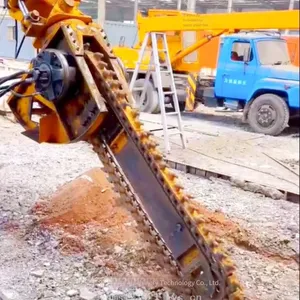 Full-chain Excavator Trencher, Deepening Milling and Digging Trencher for Customized Processing, Disc Rock Trencher for Mining Sites thumbnail-5