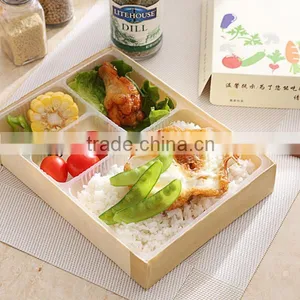Natural Wooden Bark Box Wood Fast Food Box Wholesale thumbnail-1