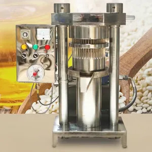 Oil Pressing Machine Tea Seed Sesame Hydraulic Press, Commercial Full-automatic Vertical Press, Sesame Oil Machine thumbnail-1