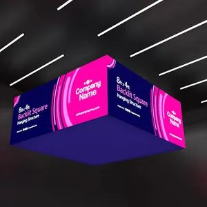 Customized Trade Show Hanging Signs Custom Overhead Displays & Banners thumbnail-1