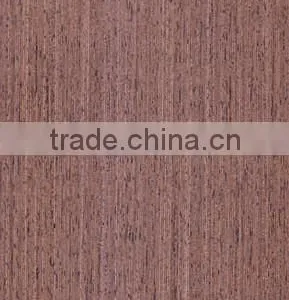 Artificial Engineered Wenge Wood Face Veneer for Furniture Decoration Building Decoration/veneer Melamine Roll thumbnail-1