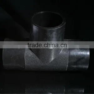Butt Fusion HDPE Pipe Fitting Equal Tee for Water Supply thumbnail-1
