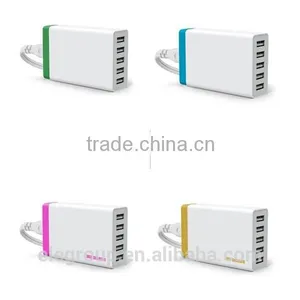 High Quality 5 Usb Ports Intelligent Quick Charger, Usb Smart Charger, Smart Quick Charger Quality Choice thumbnail-6