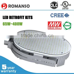Top Quality DLC Listed 100w 150w 300w 400w Led Shoebox Retrofit Kit thumbnail-2