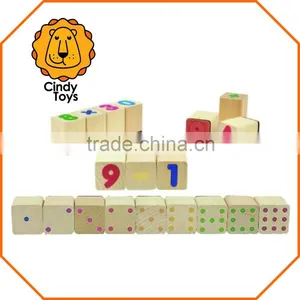 Wooden Rubber Stamps Maths 24 Pcs for Kids thumbnail-2