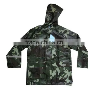 Camouflage Kid's pu Raincoat thumbnail-1