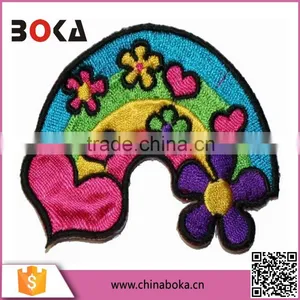 BOKA Embroidery Little Rainbow Bridge Patches Factory Direct Sell Applique thumbnail-1
