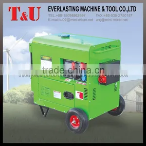 T&U 3kw Diesel Generator Driven by 7Hp Diesel Engine thumbnail-1