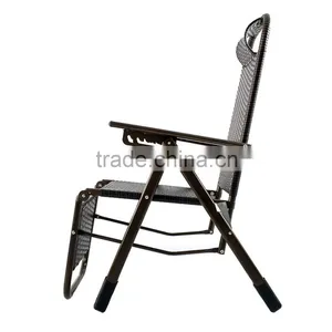 New Style Comfortable Portable Cheap Folding Wholesale Deck Chairs Rattan thumbnail-3