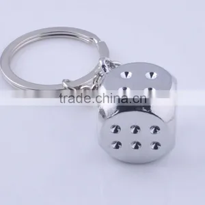 Creative Metal Key Ring Dice Pendant Creative Personalized Keychain Models Small Gifts Keychain Manufacturers In China thumbnail-2