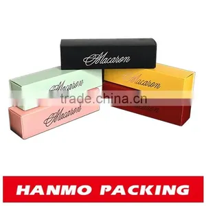 Custom Made&printed Colorful Art Paper Box for Macaron Wholesale thumbnail-1