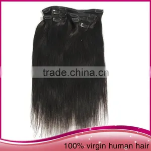 Wholesale Clip In Hair Extension Real Peru Human Hair Clip In Extension thumbnail-4