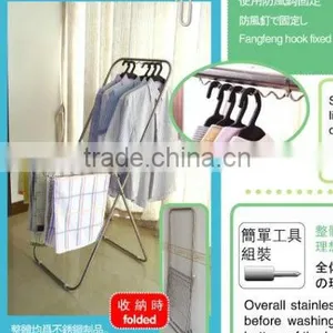Foldable Stainless Steel Hanger HGY-30 thumbnail-2