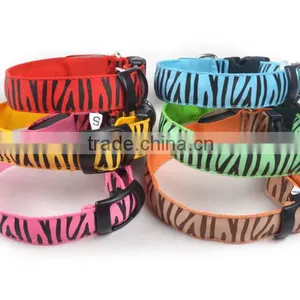 Waterproof LED Dog Collar With Strip Light Flash Led Dog Leash for Pet Dog thumbnail-5