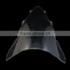 BJ-WS-R1-09 Custom Unbreakable Windscreen Windshield for Motorcycle Yamaha R1 thumbnail-2