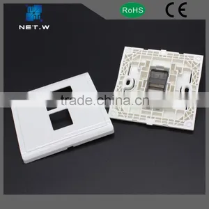 High Quality RJ45 Socket Wall Face Plate 86*86mm Model for Networking Cabling thumbnail-1
