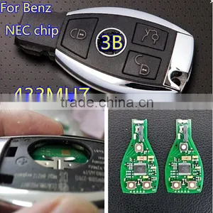 2000+ Year Type Remote Key 3 Buttons3 15 Mhz NEC Chip + Infrared for Ben z z thumbnail-1