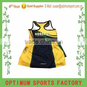 Custom Women's Lycra Netball Dress and Short Sleeve thumbnail-1