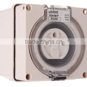Three Phase 3 Round Pin Socket 32A (Resistive Orange) thumbnail-1