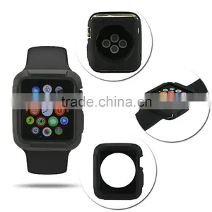 2015 Hot Selling Factory Price High Quality Colorful Design Waterproof Protective Case Cover for Apple Watch 38mm&42mm Accessory thumbnail-5