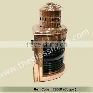 Copper Ships Starboard Lamp thumbnail-1