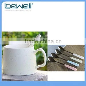 Eco-friendly Gift Ceramic Cup With Spoons thumbnail-4