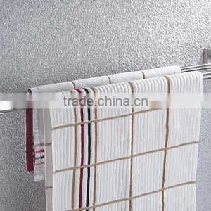 Modern Style Bathroom Accessories Products Solid 304 Stainless Steel Nickel Brushed Double Towel Bars,Towel Holder thumbnail-1