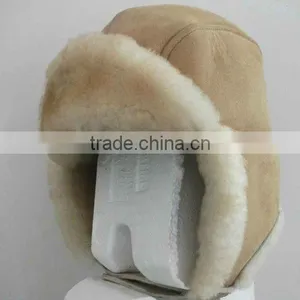 Natural Australian Sheepskin Hunter Hats thumbnail-1