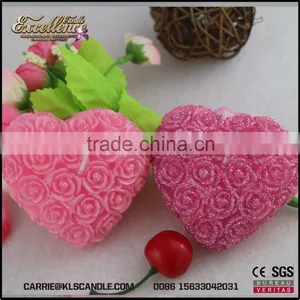 the Most Popular Romantic Heart Shape Decorative Wedding Candle thumbnail-4