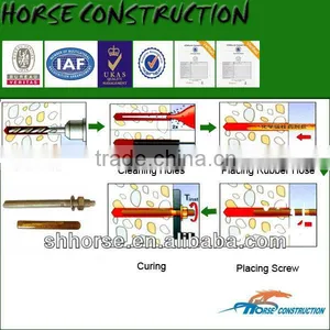 Horse Chemcial Anchor Bolts / Construction Insert Anchor thumbnail-1