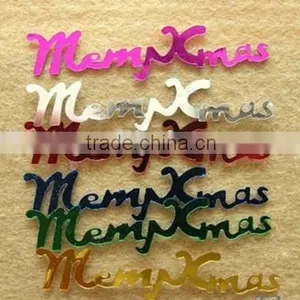 "Merry Chrismas"letter Decoration Table Confetti thumbnail-1