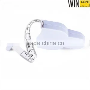 New 2016 Company Logo Design Plastic Case Body Circumference Waist Fiberglass Measuring Tape 150cm thumbnail-1