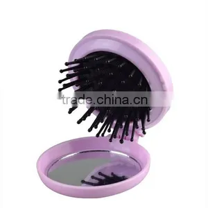 Plastic Pocket Mirror With Comb thumbnail-2