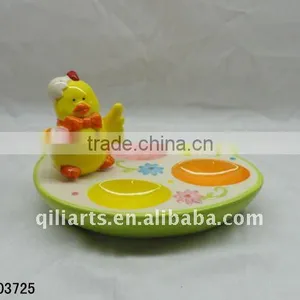 Easter Chicken Porcelain Egg Cup Holders thumbnail-1