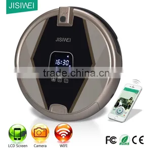 2016 Newest Robot Vacuum Cleaner 3 in 1 Functions JISIWEI S+ Golden Carpet, Wooden Floor, Marble thumbnail-4