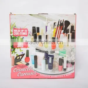Foldable Plastic Two-layer Comestic Storage/organizer thumbnail-1