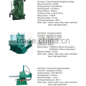 Flying Shear / Snapping Shear / Chopping Shear for Cutting Steel thumbnail-5